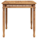 havebord 80x80x80 cm massivt teaktræ
