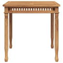havebord 80x80x80 cm massivt teaktræ