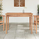 havebord 120x65x80 cm massivt teaktræ