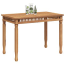 havebord 120x65x80 cm massivt teaktræ