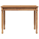 havebord 120x65x80 cm massivt teaktræ