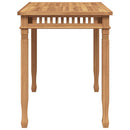 havebord 120x65x80 cm massivt teaktræ