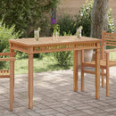 havebord 120x65x80 cm massivt teaktræ