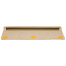 trappemåtter 15 stk. 65x21x4 cm cremefarvede rektangulære kanter