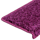 trappemåtter 15 stk. 65x21x4 cm violet rektangulær kant