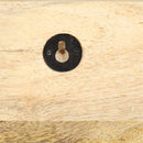 væghængt knagerække 60x15x20 cm massivt ru mangotræ