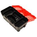 værktøjskasse 462x256x242 mm plastik rød
