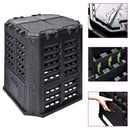 kompostbeholder 68,9x68,9x83,9 cm 360 l sort