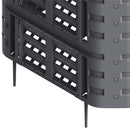 kompostbeholder 93,3x93,3x80 cm 480 l sort