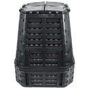 kompostbeholder 93,3x93,3x113 cm 740 l sort