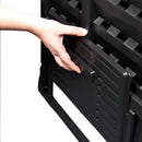 kompostbeholder 93,3x93,3x113 cm 740 l sort
