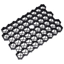 græsarmering 16 stk. 60x40x3 cm plast sort