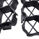 græsarmering 16 stk. 60x40x3 cm plast sort
