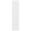 bogreol 50x25x106 cm konstrueret træ hvid