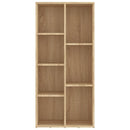 bogreol 50x25x106 cm konstrueret træ sonoma-eg