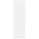 bogreol 98x30x98 cm konstrueret træ hvid