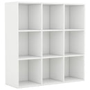 bogreol 98x29x97,5 cm konstrueret træ hvid