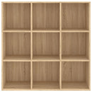 bogreol 98x29x97,5 cm konstrueret træ sonoma-eg