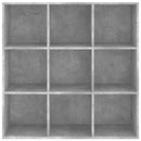 bogreol 98x29x97,5 cm konstrueret træ betongrå