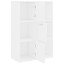 kontorreol 60x29,5x90 cm konstrueret træ hvid