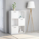 kontorreol 60x29,5x90 cm konstrueret træ hvid