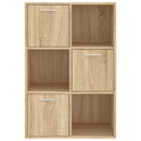 kontorreol 60x29,5x90 cm konstrueret træ sonoma-eg