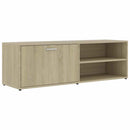 tv-bord 120x34x37 cm konstrueret træ sonoma-eg