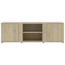 tv-bord 120x34x37 cm konstrueret træ sonoma-eg
