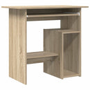 skrivebord 80x45x74 cm konstrueret træ sonoma-eg