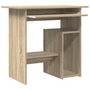 skrivebord 80x45x74 cm konstrueret træ sonoma-eg