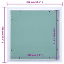 adgangspanel med aluminiumsramme og gipsplade 200x200 mm