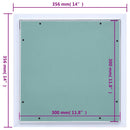 adgangspanel med aluminiumsramme og gipsplade 300x300 mm
