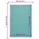 adgangspanel med aluminiumsramme og gipsplade 300x600 mm