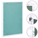 adgangspanel med aluminiumsramme og gipsplade 400x600 mm