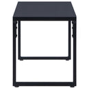 havebænk 120,5 cm PS-plade sort
