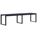havebænk 180 cm PS-plade sort