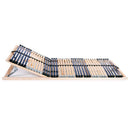 lamelbunde til seng 2 stk. 42 lameller 7 zoner 80 x 200 cm