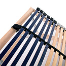 lamelbunde til seng 2 stk. 42 lameller 7 zoner 80 x 200 cm