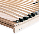 lamelbunde til seng 2 stk. 28 lameller 7 zoner 90 x 200 cm