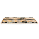 lamelbunde til seng 2 stk. 28 lameller 7 zoner 90 x 200 cm