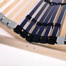 lamelbunde til seng 2 stk. 42 lameller 7 zoner 90 x 200 cm