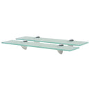 svævehylde 2 stk. 50 x 10 cm 8 mm glas