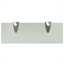 svævehylder 2 stk. 30 x 10 cm 8 mm glas