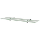 svævehylder 2 stk. 90 x 10 cm 8 mm glas