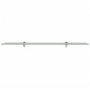 svævehylder 2 stk. 90 x 10 cm 8 mm glas