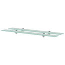 svævehylder 2 stk. 90 x 20 cm 8 mm glas