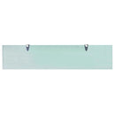 svævehylder 2 stk. 90 x 20 cm 8 mm glas