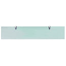svævehylder 2 stk. 100 x 20 cm 8 mm glas