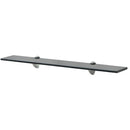 svævehylder 2 stk. 70 x 20 cm 8 mm glas