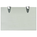 svævehylder 2 stk. 30 x 20 cm 8 mm glas